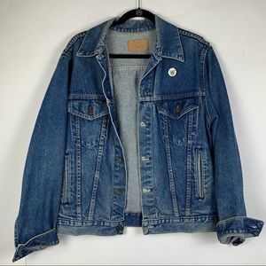 Vintage Jean Jacket with Lace detail